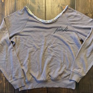 Pink by Victoria Secret Off shoulder sweatshirt
